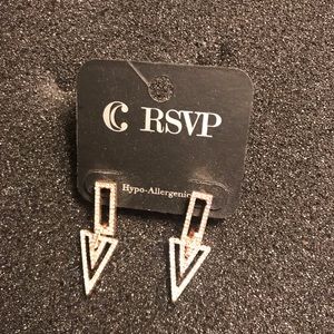 Rose gold formal earrings